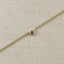 18k Gold Filled Dainty Bezel CZ Birthstone Bracelet
