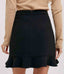 Lena Ruffle Hem Skirt - Black