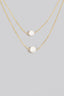 Layered Mixed Dainty Chain Pearl Necklace