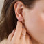 18k Gold Filled Mini Cz Stud Earrings