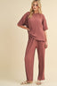 Pleated Short Sleeve Top - Sienna