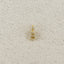 18k Gold filled Micro CZ Initial Letter Charm