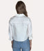 Long Sleeve Cropped Button Down - White