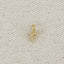 18k Gold filled Micro CZ Initial Letter Charm