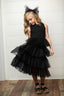 Black Tiered Dress
