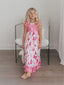 Bright Pink Tree Lounge Gown
