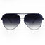Cristina - Tangle Free - Faded Black Aviator Sunglasses