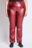 Women's Plus Hyperstretch Straight Leg Metallic Pant