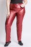 Women's Plus Hyperstretch Straight Leg Metallic Pant