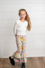 Flower Double Ruffle Jeans