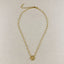 18k Gold Filled Beaded Saint Benedict Necklace