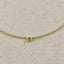18k Gold Filled Dainty Bezel CZ Birthstone Necklace
