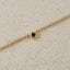 18k Gold Filled Dainty Bezel CZ Birthstone Bracelet
