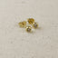 18K Gold Filled Dainty Bezel CZ Birthstone Stud Earrings
