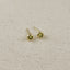 18K Gold Filled Dainty Bezel CZ Birthstone Stud Earrings