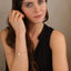 18k Gold Filled Beaded Rosary Bracelet