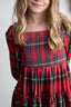 Red Green Plaid Dress
