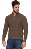 DENVER 1/4 COOLING BUTTON MOCK NECK SWEATER