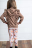 Chocolate Floral Ruffle Sweater Pant Set