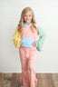 Color Block Hooded Set
