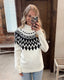 Aztec Tassel Turtleneck Sweater