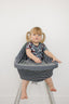 Navy Stripes Ribbed Bamboo Multi-Use Cover