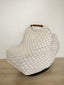 Taupe Checkered Bamboo Multi-Use Cover