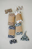 Brown Floral Ribbed Bamboo Head Wrap