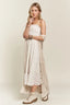 Smocked Floral Ruffled Hem Cami Dress