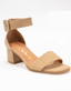 Adore Ankle Strap Heel - Camel