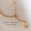 18k Gold Filled Connector Carabine 15mm