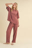 Pleated Short Sleeve Top - Sienna
