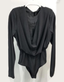 Cowl Neck Long Sleeve Bodysuit