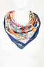 Multi Patch Paisley Pattern Square Scarf