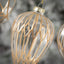 Modern Gold & Glass Ornament