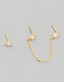 Chain Stud Earrings Set