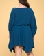 Solid Woven Boat Neckline Dress