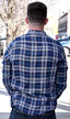 Indigo Plaid L/S Button Up