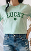 Lucky Shamrock Graphic Tee - Mint
