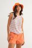 Multi-Striped Sweater Knit Tank - Sky Multi