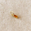 18k Gold Filled Baguette Birthstone Charm