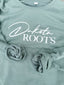 Dakota Roots Puff Print Crew - Greenstone