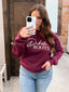 Dakota Roots Crew - Maroon