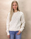Rhinestone Crew Neck Sweater