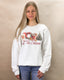 Tis The Season Oversized Sweatshirt - White