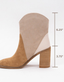 Kendall Tri-Tone Bootie