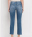 Melody Mid Rise Crop Slim Straight Jean