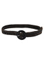 Braided Round Buckle Fashion Belt