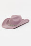 Rhinestone Chain Strap Cowboy Hat