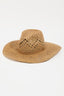 Straw Braided Fedora Hat